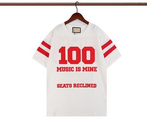 RealFine t-shirts 5A 60744 100 muziek is mijn katoenen t-shirt voor vrouwen Heren Tees Polos Maat S-XXL