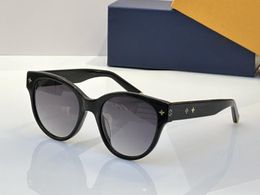 Realfine888 5A Brillen Z1526 Mijn Momogran Ronde Frame Luxe Designer Zonnebril Voor Man Vrouw Met Glazen Doek Case