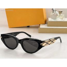 Realfine888 5a Eyewear Z1986W Mallet Cat Eye Designer Sunglasses For Man Woman With Grasses Tissu Case 51C9