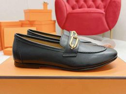 Realfine888 5A HM5652350 Colette Loafer Leren Loafers Luxe Designer Schoenen Voor Dames Maat 35-42