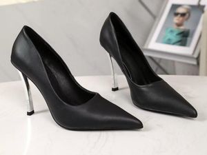 Realfine888 chaussures habillées 5A VS 5710220 11cm talons hauts pompes à pointes pantoufles sandale chaussure de mode pour femmes taille 35-42