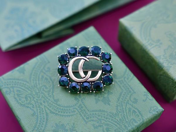 Realfine888 G70 broches broche bijoux emblématiques bijoux de créateur de luxe pour femme avec boîte
