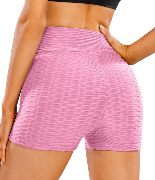 Realfine888 Yoga Outfit Shorts Pantalons Pour Femmes Exercice Fitness Wear Hip lift Couleur Unie Sports Extérieur Taille XS-XL