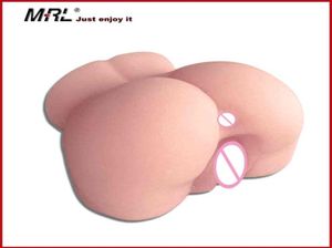 Cul réaliste 3d Silicone vagin Anal chatte artificielle Double canaux Anus adulte jouets sexuels pour hommes masturbateur masculin Sex Shop Q04194690364