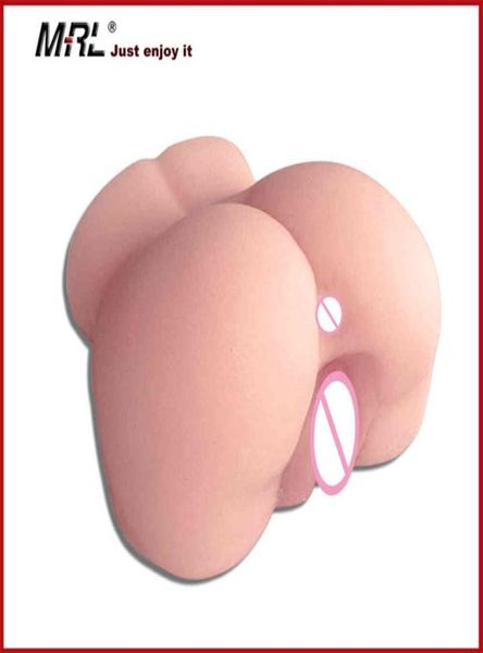 Culo realista 3D silicona vagina anal artificial canales dobles juguetes sexuales adultos para hombres masturbator sexy shop q04198773916