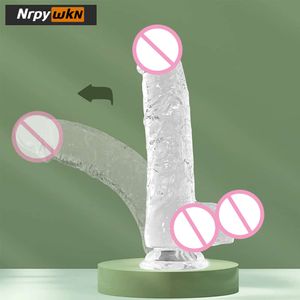 Dildo réaliste, gode 14,5-24cm avec aspiration pour jeu mains libres, jouets sexy adultes femmes hommes couples adultes