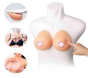 Tits de faux seins réalistes Crossdress Silicone Breast Forme False Breast for Shemale Transgender Drag Queen Cosplay Transveste H227647117