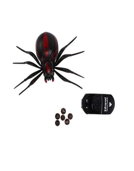 Réaliste fausse araignée effrayant jouet télécommande RC araignée blague noël vacances cadeau modèle Q08235142119