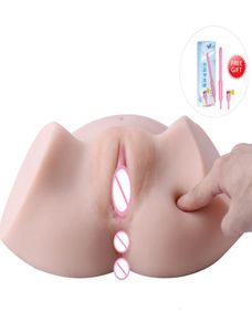 Réaliste réaliste artificiel chatte cul poupée masturbator masturbateur serré vagin anus tpe toys pour hommes t1912096799898