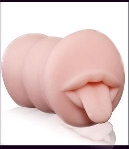 Masturbateur masculin réaliste sexe oral bouche langue pipe compacte chatte artificielle de poche jouet sexuel adulte pour hommes tasse de masturbation 311624419