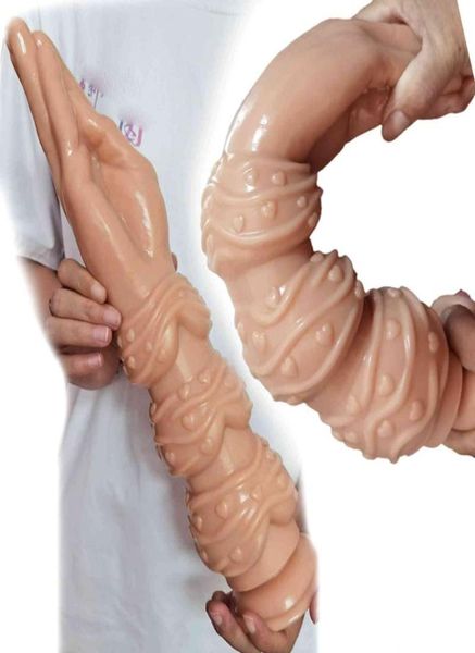 Pene realista fisting enorme taza de succión de consolación consolador anal de juguete sexual tope espiral espiral para mujeres orgasmo7779951