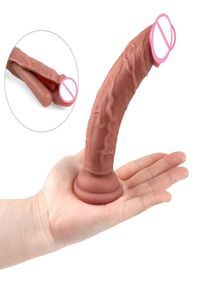 Realistische penishuid voelen Suction Cup Dildo Silicone sexyy Toys Didlos voor vrouwen Masturbators Dilldo Gode Only Adult Sexy2270435