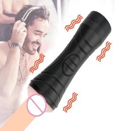 Coño realista, Vagina suave, vibrador eléctrico, masturbador masculino, taza, avión de voz, Juguetes sexuales para hombres, masturbación fuerte, Suck8845026