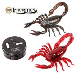 RC RC Scorpion Infrarouge Remote Control Modèle Toy Animal Présent Gift Simulation Joke Scary Trick Toys Kids 240506