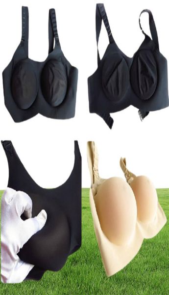 Silicone False Formes de sein seins Tits Faux seins pour Crossdress Shemale Transgender Drag Queen TransVestite Mastectomy8176012