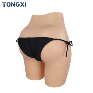 Réaliste Silicone fausse fesse sous-vêtements en Latex artificiel faux vagin pantalon crosscommode Drag Queen rehausseur