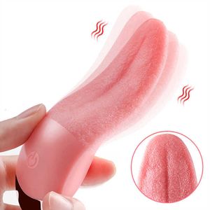 Realistische tonglikkende vibrator voor vrouwen Clitorisstimulatie Pijpen Vrouwelijk orgasme Machine Volwassen Volwassenen 18