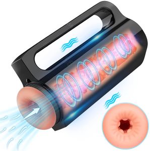 Vagin réaliste Anal mâle masturbateur succion sous vide Silicone doux chatte serrée érotique adulte jouets sexy pour hommes se masturbant