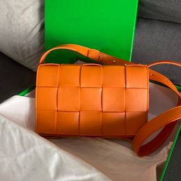 Echt spiegel Kwaliteit Dames weven tas lederen schouderbanden Pillow Bags luxe Designers echt lederen crossbody portemonnee portemonnee volledige verpakking