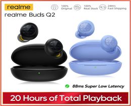 Realme buds Q2 TWS Auriculares inalámbricos Bluetooth 50 Auriculares Control táctil 20 Horas de reproducción total 88 ms ER Bajo Latency4449308