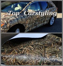 Realtree Camo Vinyle Wrap Feuille d'herbe camouflage Mossy Oak Film d'emballage de voiture feuille pour véhicule style de peau couvrant autocollants 4846899