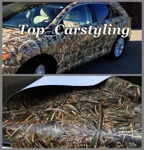 Realtree Camo Vinyle Wrap Feuille d'herbe camouflage Mossy Oak Film d'emballage de voiture feuille pour véhicule style de peau couvrant autocollants 4846899