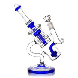 REANICE hookah Glass Bong Pipas de agua para fumar Tazones de 14.5 mm Altura 26 cm Bongs hechos a mano con accesorios