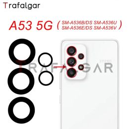 Couvercle de verrure de caméra arrière pour Samsung Galaxy A53 5G Remplacement + autocollant adhésif A536 SM-A536B / DS A536U A536E A536V