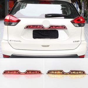 Feu arrière de coffre de pare-chocs arrière pour Nissan x-trail T32 2014-2021 voiture LED feu de brouillard arrière clignotant dynamique réflecteur de lumière de frein
