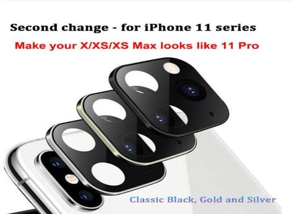 Stick de couvercle de protection de la caméra arrière pour iPhone X XS Max secondes Modifier pour iPhone 11 Pro Max Protector Fake Back Camera Sticker5498664