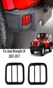 Couverture de décoration pour abat-jour antibrouillard arrière, pour Jeep Wrangler JK 20072017, accessoires extérieurs automobiles 1597394