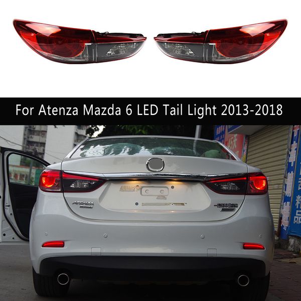 Feu arrière Streamer clignotant indicateur de frein feux de stationnement arrière pour Atenza Mazda 6 feu arrière LED 13-18 ensemble de feu arrière