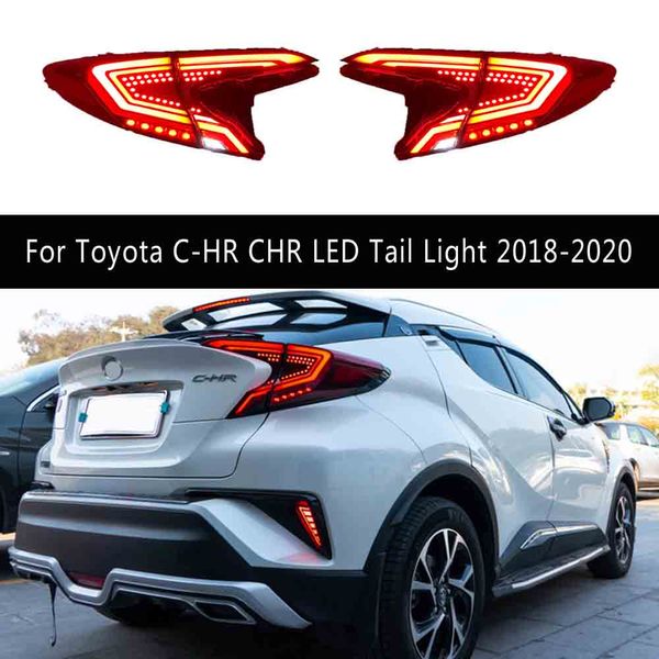 Ensemble de feu arrière pour Toyota C-HR CHR feu arrière LED, ensemble de feux de freinage et de stationnement arrière, pièces automobiles 18-20