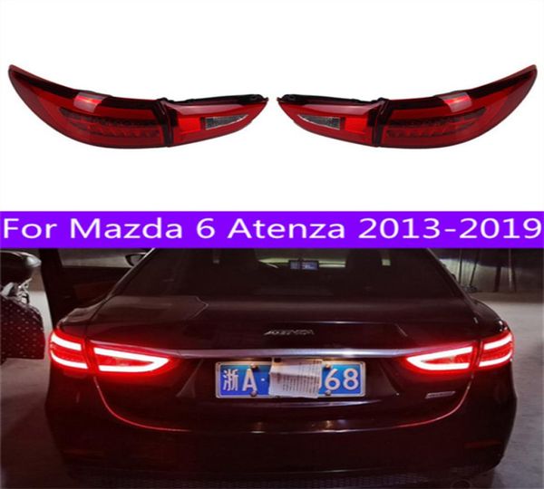 Feux de signalisation arrière LED pour Mazda 6 Mazda6 Atenza 20132018, feux arrière DRL, feu antibrouillard, yeux d'ange, Lamp1494493