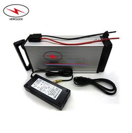 Achterrek 100W 500W Elektrische Fiets Lithium Bateria Akku 48V 20AH Li Ion Ebike Batterij Pack met oplader