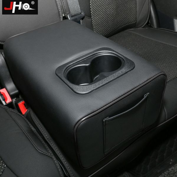 Boîte d'accoudoir central de support de verre d'eau d'oreiller de rangée arrière pour Ford Explorer 2011-2019