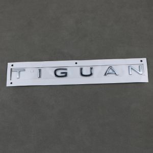Tronc arrière emblème Tiguan Badge Sticker Abs Abs Plastique argent pour VW Tiguan