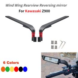 Rétroviseur pour Kawasaki Z900 Z 900 Motorcycle universel Wind Wing Swivel Side Inversing Mirrors Retrovisener Espelhos Moto