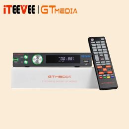 Récepteurs 1PC Le plus récent GTMedia V8 Turbo Support DVBS / S2 / S2X + DVBT / T2 / CABLE / J.83B H.265 Satellite Receiver Set Top Medgrake V8 Pro 2 II