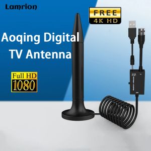 Les récepteurs antenne TV HD numérique amplifiée de 300 milles de réception de longue durée Antenne HDTV intérieure avec support d'amplificateur 4K 1080p VHF UHF TV