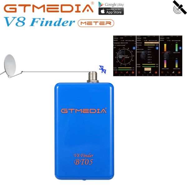 Récepteurs GTMedia V8 Satellite Finder pour Satellite TV Recevier DVB S2 / S SATFinder App Support Android / iOS Satellite Finder Meter