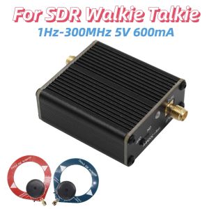 Ontvangers Hoge impedantie Versterker Small Loop Antenne 1Hz300mHz Donut Short Wave Antenne 5V 600MA voor Hackrf One voor SDR Walkie Talkie