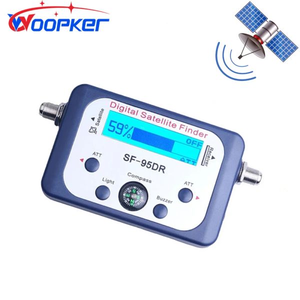 Receptores Woopker Digital Satfinder Satellite Finder Meder Meder Tester con pantalla LCD