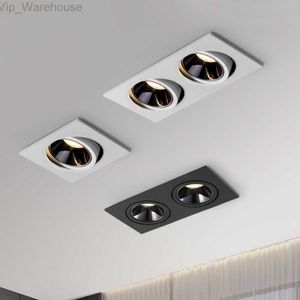 Lámpara empotrada en el techo LED Luces LED regulables CREE COB Downlight para la tienda de oficina en el hogar Foco interior LED plafón encastrable HKD230825