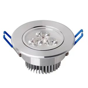 Encastré LED Downlight 9W Dimmable plafonnier AC85-265V blanc chaud blanc LED vers le bas lampe en aluminium dissipateur de chaleur lampe de commodité LED l259D