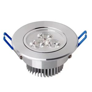 Encastré LED Downlight 9W Dimmable plafonnier AC85-265V blanc chaud blanc LED vers le bas lampe en aluminium dissipateur de chaleur lampe de commodité LED l253I