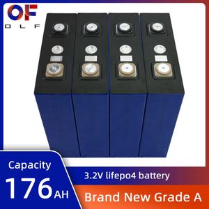 Oplaadbare 176AH LIFEPO4 Solar Batterij 3.2V Lithium Iron Fosfaatcel Diy 12V 24V 48V BOAT GOLF CART RV EV FORKLIFT Home