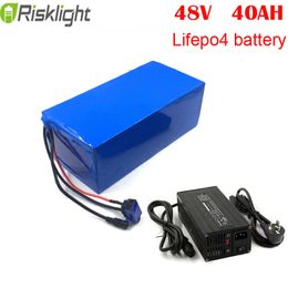 Batterie au lithium rechargeable lifepo4 48v 40ah, 2000 cycles, pour EV