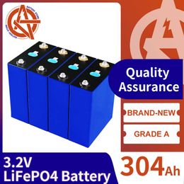 Batterie Rechargeable Lifepo4 304Ah 310AH, 1/4/8/16/32 pièces, Lithium fer Phosphate 12V 24V 36V pour camping-car, bateau, Yacht, chariot élévateur