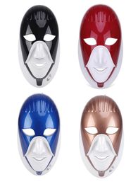 Masque LED Rechargeable 7 couleurs, thérapie pon de style égyptien pour soins de la peau, masque LED avec cou, beauté du visage, home5047227